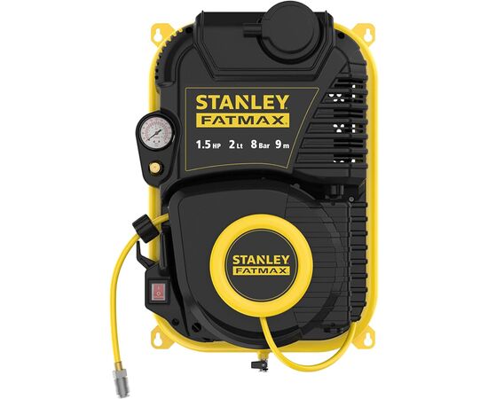 Компрессор Stanley настенний FATMAX FMXCMD152WE, 160 л/мин, 1.1 кВт (FMXCMD152WE), изображение 2 Компрессор Stanley настенний FATMAX FMXCMD152WE, 160 л/мин, 1.1 кВт (FMXCMD152WE), изображение 2