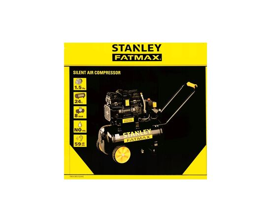 Компрессор Stanley поршневой FATMAX FMXCMS1524HE, 160 л/мин, 1.1 кВт (FMXCMS1524HE), изображение 7 Компрессор Stanley поршневой FATMAX FMXCMS1524HE, 160 л/мин, 1.1 кВт (FMXCMS1524HE), изображение 7