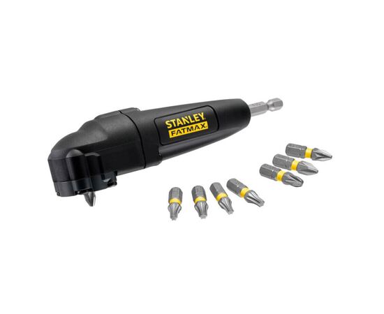 Насадка Stanley угловая FATMAX с набором бит 9 шт (STA88582)