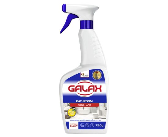 Спрей для чищення ванн Galax das PowerClean Анти-наліт 750 г (4262396145840)
