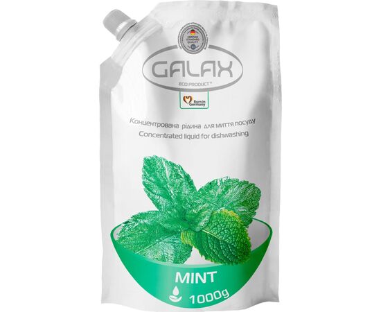 Средство для ручного мытья посуды Galax Мята 1000 г (4260637727473)