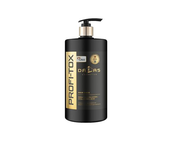 Маска для волос Dalas Cosmetics Profi-Tox Hair Mask С кератином, коллагеном и гиалуроновой кислотой 900 мл (4262396141514)