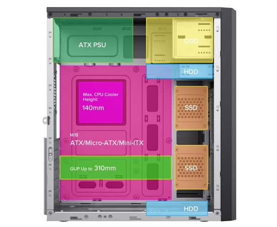 Корпус 2E 2E-TMX07, изображение 11