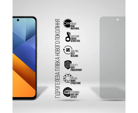Пленка защитная Armorstandart Anti-spy Xiaomi Poco M6 4G (ARM80051), изображение 2
