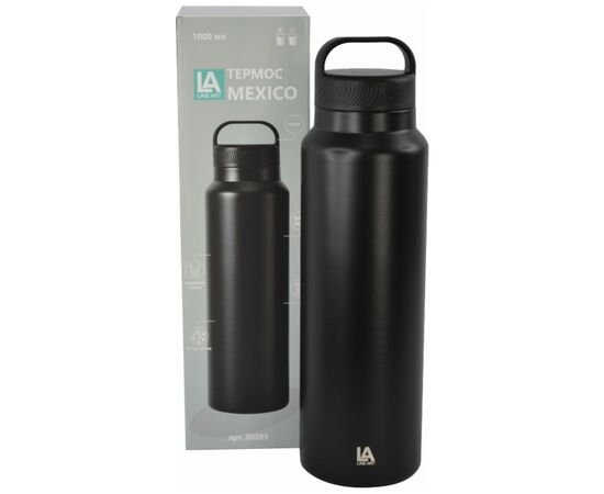 Термос Line Art Mexico 1л чорний (20203LA-01), изображение 6 Термос Line Art Mexico 1л чорний (20203LA-01), изображение 6