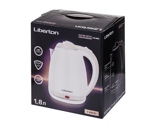 Электрочайник Liberton LEK-6802, изображение 7 Электрочайник Liberton LEK-6802, изображение 7