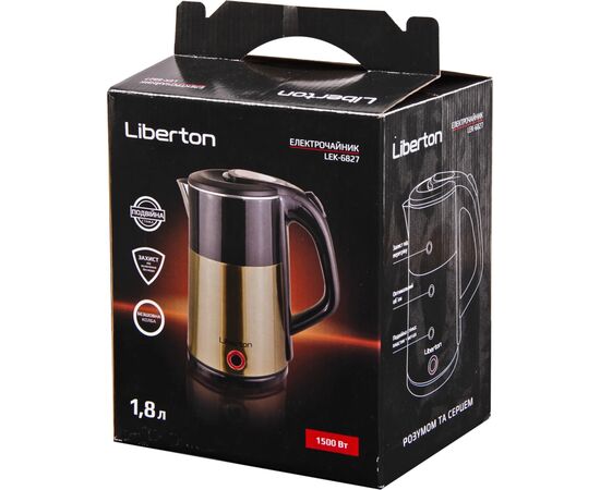 Электрочайник Liberton LEK-6827, изображение 9 Электрочайник Liberton LEK-6827, изображение 9