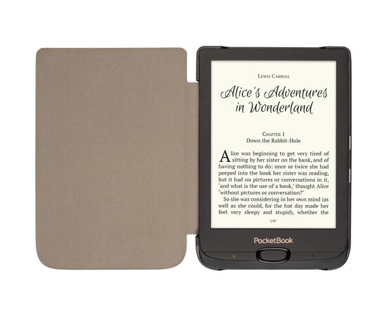 Чехол для электронной книги Pocketbook 6" Shell cover 616/617/627628/632 brown (WPUC-627-S-LB), изображение 3 Чехол для электронной книги Pocketbook 6" Shell cover 616/617/627628/632 brown (WPUC-627-S-LB), изображение 3