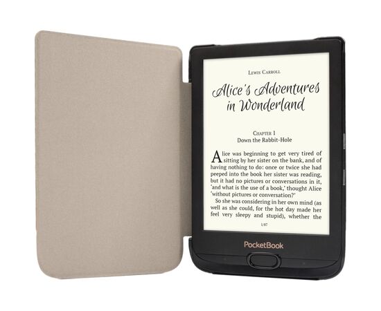 Чехол для электронной книги Pocketbook 6" Shell cover 616/617/627628/632 brown (WPUC-627-S-LB), изображение 4 Чехол для электронной книги Pocketbook 6" Shell cover 616/617/627628/632 brown (WPUC-627-S-LB), изображение 4