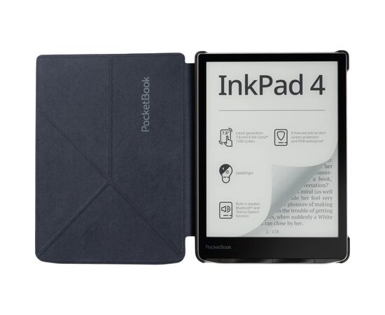 Чехол для электронной книги Pocketbook 743 Origami Cover black (H-SO-743-K-WW), изображение 4 Чехол для электронной книги Pocketbook 743 Origami Cover black (H-SO-743-K-WW), изображение 4