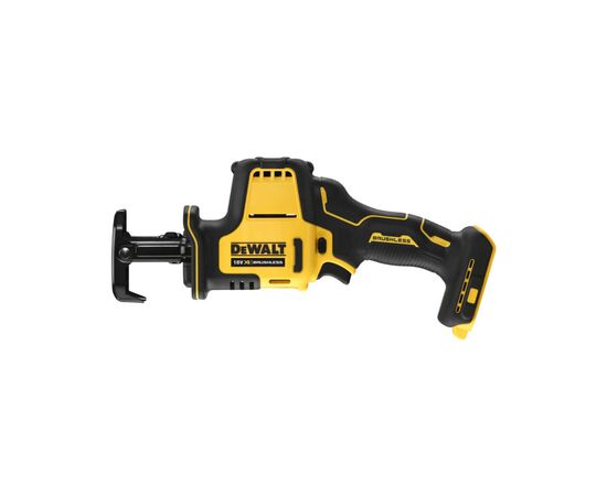 Сабельная пила DeWALT 18В XR Li-lon, 0 - 2800 ход/мин, 1.43 кг, TSTAK (без АКБ и ЗУ) (DCS369NT), изображение 3 Сабельная пила DeWALT 18В XR Li-lon, 0 - 2800 ход/мин, 1.43 кг, TSTAK (без АКБ и ЗУ) (DCS369NT), изображение 3