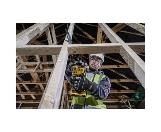 Сабельная пила DeWALT 18В XR Li-lon, 0 - 2800 ход/мин, 1.43 кг (без АКБ и ЗУ) (DCS369N), изображение 10 Сабельная пила DeWALT 18В XR Li-lon, 0 - 2800 ход/мин, 1.43 кг (без АКБ и ЗУ) (DCS369N), изображение 10
