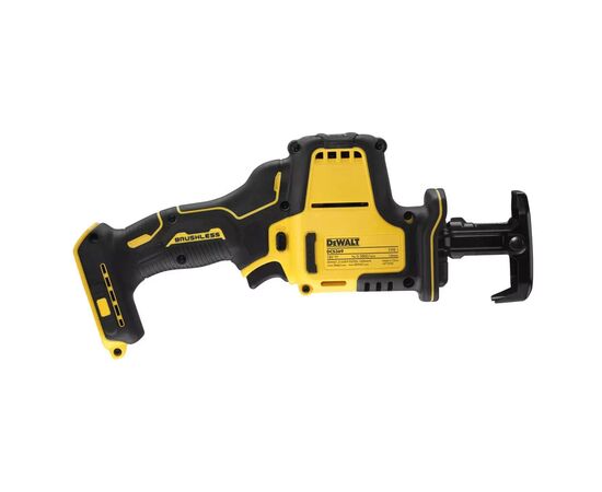 Сабельная пила DeWALT 18В XR Li-lon, 0 - 2800 ход/мин, 1.43 кг (без АКБ и ЗУ) (DCS369N), изображение 4 Сабельная пила DeWALT 18В XR Li-lon, 0 - 2800 ход/мин, 1.43 кг (без АКБ и ЗУ) (DCS369N), изображение 4