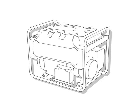 Генератор Enersol дизельний, 1-ф, 13.0 kW, двигун HR998F, 3000 об/хв, вага 280 кг (SKDS-13EBA)