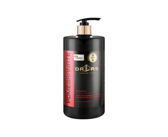 Шампунь Dalas Cosmetics Pomegranate Shampoo С маслом гранатовых косточек и натуральным кокосовым маслом 1000 г (4262396141637)
