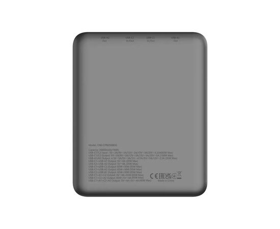 Батарея универсальная Canyon PB-2008 20000mAh PD/100W Q.C/3.0 (CNE-CPB2008DG), изображение 5 Батарея универсальная Canyon PB-2008 20000mAh PD/100W Q.C/3.0 (CNE-CPB2008DG), изображение 5