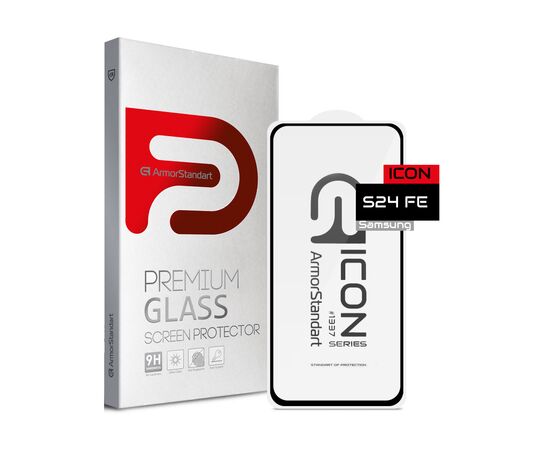 Стекло защитное Armorstandart Icon Samsung S24 FE Black (ARM76970)