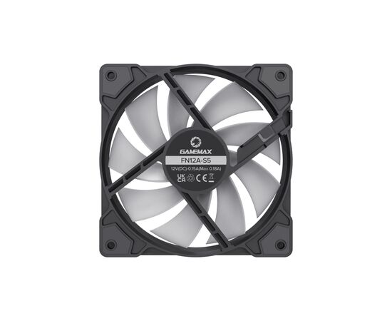 Кулер для корпуса Gamemax FN12A-S5, изображение 8 Кулер для корпуса Gamemax FN12A-S5, изображение 8