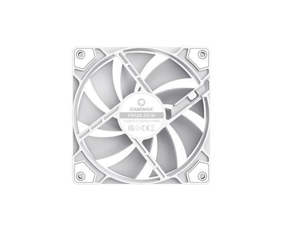 Кулер для корпуса Gamemax FN12A-S5-W, изображение 8 Кулер для корпуса Gamemax FN12A-S5-W, изображение 8