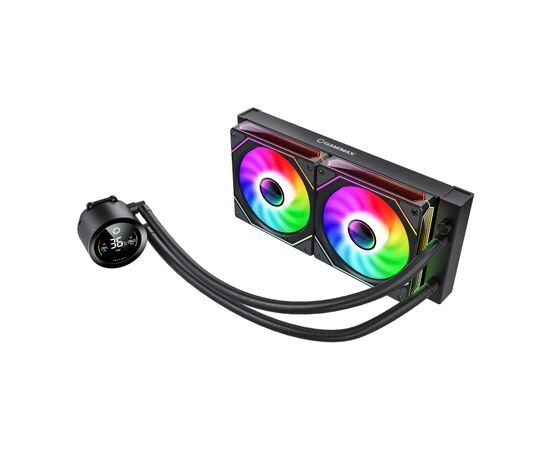 Система жидкостного охлаждения Gamemax IceBurg 240 Digital BK, изображение 2 Система жидкостного охлаждения Gamemax IceBurg 240 Digital BK, изображение 2