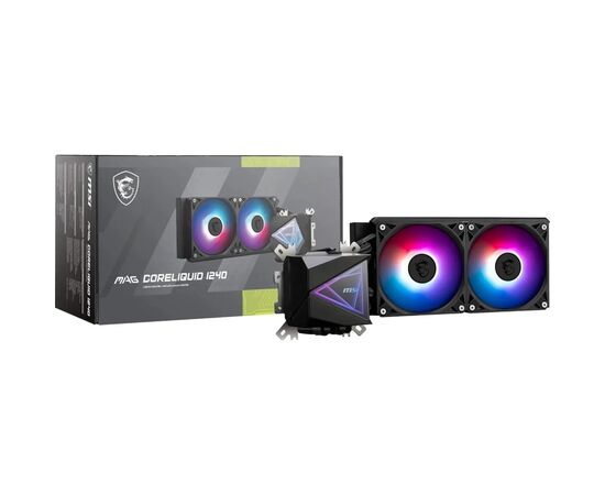 Система жидкостного охлаждения MSI MAG CoreLiquid I240 (MAG CORELIQUID I240), изображение 4 Система жидкостного охлаждения MSI MAG CoreLiquid I240 (MAG CORELIQUID I240), изображение 4