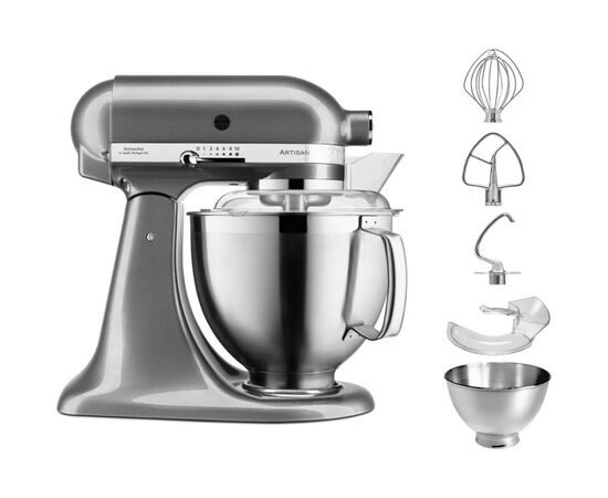 Кухонный комбайн KitchenAid 5KSM185PSEGR, изображение 5 Кухонный комбайн KitchenAid 5KSM185PSEGR, изображение 5