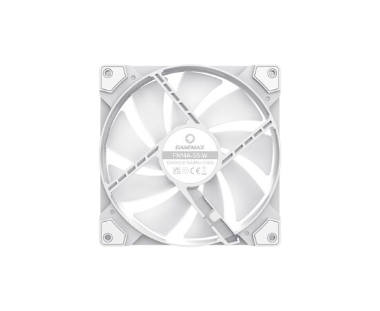 Кулер для корпуса Gamemax FN14A-S5-W, изображение 8 Кулер для корпуса Gamemax FN14A-S5-W, изображение 8
