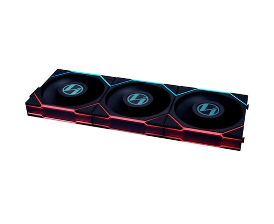 Кулер до корпусу Lian Li Reverse TL LCD 120-3, Black (G99.12RTLLCD3B.00), зображення 2 Кулер до корпусу Lian Li Reverse TL LCD 120-3, Black (G99.12RTLLCD3B.00), зображення 2