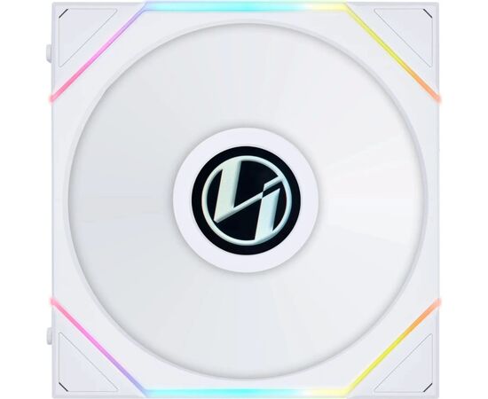 Кулер до корпусу Lian Li Reverse TL LCD 140-1, White (G99.14RTLLCD1W.00), зображення 2 Кулер до корпусу Lian Li Reverse TL LCD 140-1, White (G99.14RTLLCD1W.00), зображення 2