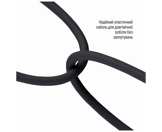Наушники ColorWay 3.5 mm Wired Earphone Sound Wave Black (CW-WD04BK), изображение 8 Наушники ColorWay 3.5 mm Wired Earphone Sound Wave Black (CW-WD04BK), изображение 8