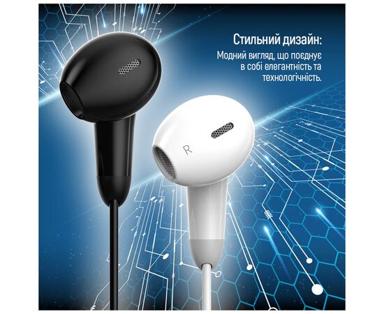 Наушники ColorWay 3.5 mm Wired Earphone Sound Wave White (CW-WD04WT), изображение 11 Наушники ColorWay 3.5 mm Wired Earphone Sound Wave White (CW-WD04WT), изображение 11
