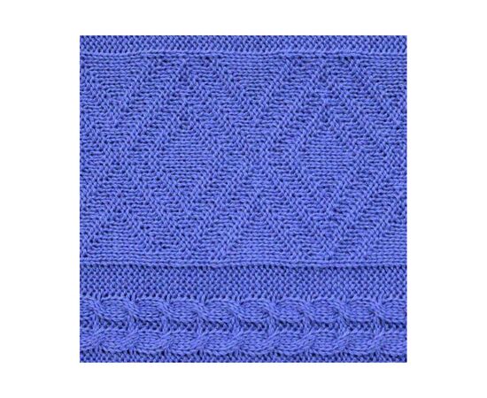 Наволочка Прованс декоративная вязаная Ажурная лаванда 45х45 (012505), изображение 2