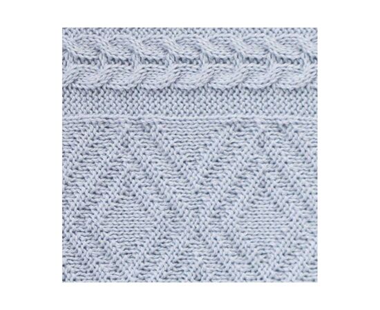 Наволочка Прованс декоративная вязаная Ажурная серая 45х45 (012509), изображение 2 Наволочка Прованс декоративная вязаная Ажурная серая 45х45 (012509), изображение 2