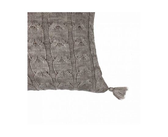 Наволочка Прованс декоративная вязаная Глория косы Лате 45х45 (022013), изображение 3 Наволочка Прованс декоративная вязаная Глория косы Лате 45х45 (022013), изображение 3