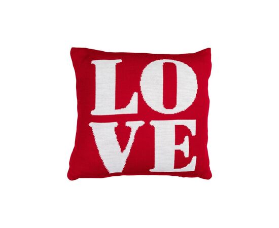 Наволочка Прованс декоративная вязаная LOVE 45х45 (033151)
