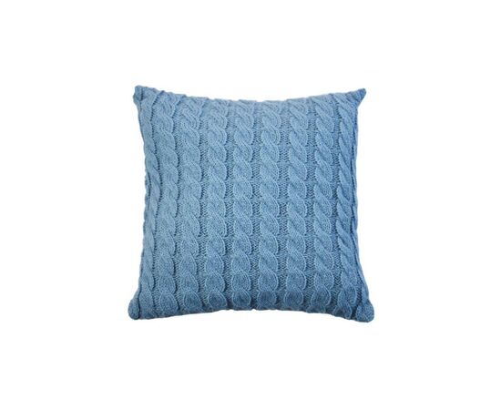 Наволочка Прованс декоративна в'язана Коси волошкова 45х45 (028638), зображення 5 Наволочка Прованс декоративна в'язана Коси волошкова 45х45 (028638), зображення 5