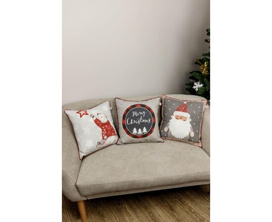 Наволочка Прованс декоративная Добрый Санта 45х45 (031688), изображение 2 Наволочка Прованс декоративная Добрый Санта 45х45 (031688), изображение 2