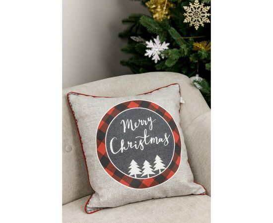 Наволочка Прованс декоративная Мегу Cristmas серая 45х45 (031692), изображение 3 Наволочка Прованс декоративная Мегу Cristmas серая 45х45 (031692), изображение 3