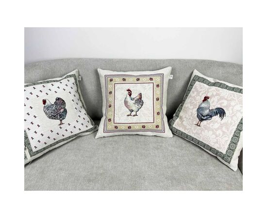 Наволочка Прованс декоративная Петух 45х45 (026033), изображение 3 Наволочка Прованс декоративная Петух 45х45 (026033), изображение 3
