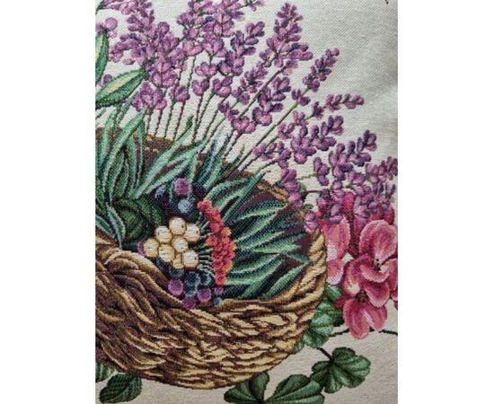 Наволочка Прованс декоративная Корзинка лаванды 45х45 (026059), изображение 2