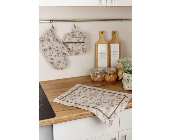 Кухонная прихватка Прованс Тереза цветочки 20х20 (034508), изображение 3 Кухонная прихватка Прованс Тереза цветочки 20х20 (034508), изображение 3