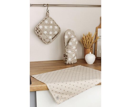 Кухонная прихватка Прованс Рукавичка Пэчворк беж Хозяйка (031506), изображение 5 Кухонная прихватка Прованс Рукавичка Пэчворк беж Хозяйка (031506), изображение 5