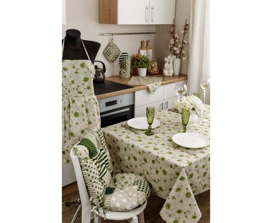 Кухонная прихватка Прованс Рукавичка Пэчворк зеленый Хозяйка (031512), изображение 4 Кухонная прихватка Прованс Рукавичка Пэчворк зеленый Хозяйка (031512), изображение 4