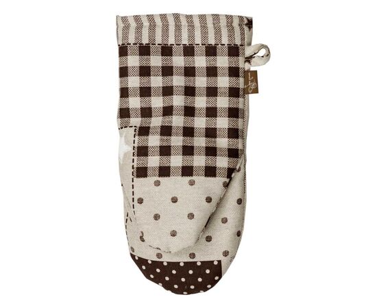 Кухонная прихватка Прованс Рукавичка Пэчворк коричневый Хозяйка (031510), изображение 2 Кухонная прихватка Прованс Рукавичка Пэчворк коричневый Хозяйка (031510), изображение 2