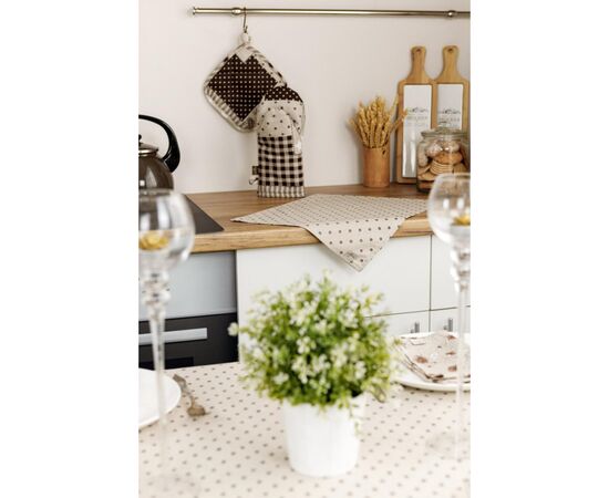 Кухонная прихватка Прованс Рукавичка Пэчворк коричневый Хозяйка (031510), изображение 3 Кухонная прихватка Прованс Рукавичка Пэчворк коричневый Хозяйка (031510), изображение 3