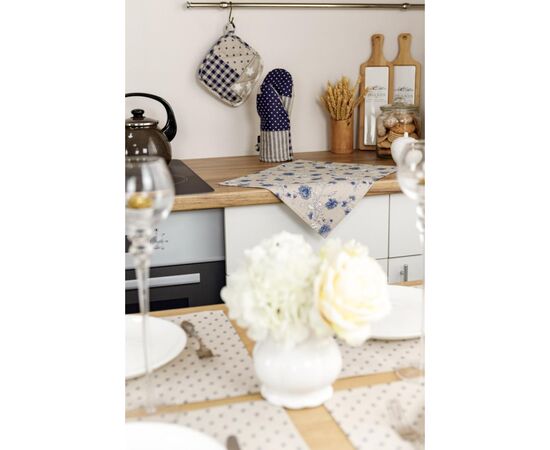 Кухонная прихватка Прованс Рукавичка Пэчворк синий Хозяйка (031504), изображение 7 Кухонная прихватка Прованс Рукавичка Пэчворк синий Хозяйка (031504), изображение 7