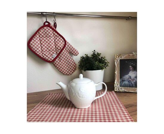 Кухонная прихватка Прованс Рукавичка Глория Клеточка (014595), изображение 2 Кухонная прихватка Прованс Рукавичка Глория Клеточка (014595), изображение 2