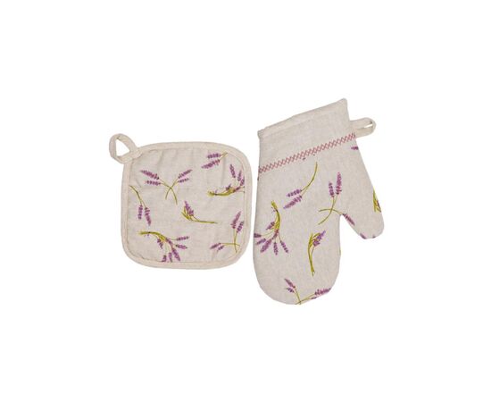 Кухонная прихватка Прованс Рукавичка Лаванда 30х18 (036226), изображение 3 Кухонная прихватка Прованс Рукавичка Лаванда 30х18 (036226), изображение 3