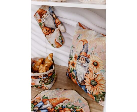 Кухонная прихватка Прованс Рукавичка Тыквенные гномы 32х16 (036348), изображение 2