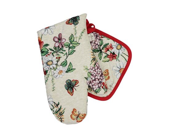 Кухонная прихватка Прованс Рукавичка Alicia 32х16 (034307), изображение 2 Кухонная прихватка Прованс Рукавичка Alicia 32х16 (034307), изображение 2